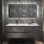 Wall Mount Custom Modern Bathroom Vanity Units Bathroom Vanity Sink Combo Set ODM
