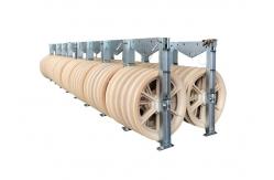 China 1160mm Conductor Stringing Wire Rope Pulley Blocks supplier