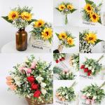 Artificial hand-held bouquets, artificial plants, and fake flower bouquets for sale