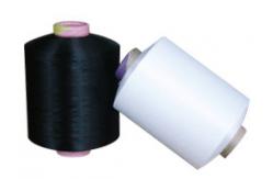 China High Tenacity100 Polyester Spun Yarn , DTY Spun Semi - Dull Polyester Weaving Yarn supplier