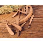 Disposable European Style Low Carbon Bamboo Fork For Cakes Dessert Fruits in Bars for sale