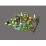 Jungle Theme Park Inflatable Bouncing Castle For Children Playground