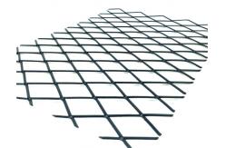 China 1.5m High Safe Use Sports Black Ground Install Expanded Wire Mesh supplier