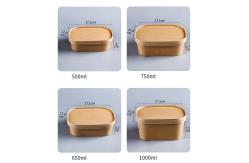 China Disposable Food Takeaway Box Sugarcane Bagasse Food Container With Cover supplier