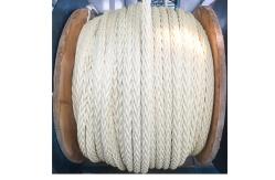 China 8/12 Strands UHMWPE / Hmpe Rope For Mooring Towing And Sling supplier