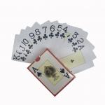China 0.32mm Plastic Poker Cards SGS Custom Logo Playing Cards for sale
