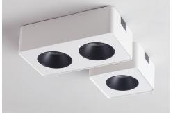 China 15W Led Embedded Household Double Head Spotlight Bold Light Without Main Light supplier