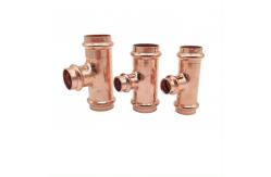 China Water Pipe Industry DN20 Copper Nickel Equal Tee With Threaded Connection supplier