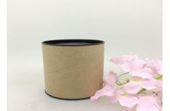 China Light Weight Custom Paper Tube With Metal Lid / Biscuit Cookie Packaging Box supplier