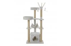 China Scratch Resistant Modern Cat Tower Cat Climbing Frame Soft And Comfortable supplier