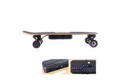 China Adults Electric Longboard Deck Skateboard Remote Control Skateboard 700W Hub Motor supplier