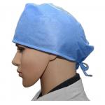 Spunbond Disposable Non Woven Cap For Surgical Nurse 20g 25g 30g for sale