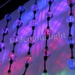 China 40mm 50mm 60mm DMX RGB Crystal LED 3D Ball Light String for Holiday Lighting for sale