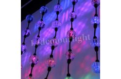 China 40mm 50mm 60mm DMX RGB Crystal LED 3D Ball Light String for Holiday Lighting supplier