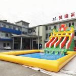 SCT Large Outdoor Inflatable Water Amusement Park Mobile Land Water Parks for sale