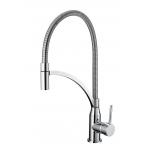 Spiral Spring 360° Swivel Kitchen Mixer Faucet 35mm Cartridge Scratch Resistant for sale