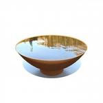 Rustic Rusty Backyard Corten Steel Waterfall Durable Weather Resistant
