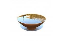 China Rustic Rusty Backyard Corten Steel Waterfall Durable Weather Resistant supplier