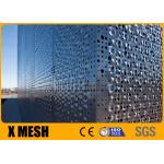 55% Open Aluminum Perforated Metal Mesh Sheet 1x2m For Building Wall for sale