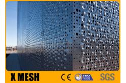 China 55% Open Aluminum Perforated Metal Mesh Sheet 1x2m For Building Wall supplier