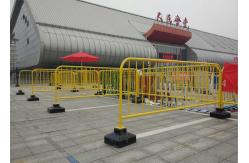 China OHSAS 1500mm Portable Crowd Control Barriers Galvanised Pedestrian Barriers supplier