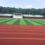 IAAF Standard Waterproof 13mm PU Synthetic Rubber Flooring Harmless