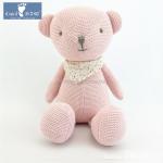 Stuffed Customized Bear Toy Cute Pink Plush Teddy Bear Soft Toy for sale