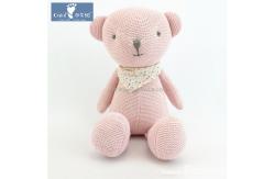 China Stuffed Customized Bear Toy Cute Pink Plush Teddy Bear Soft Toy supplier