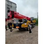 Yellow and Red Mobile Truck Crane For Sale 55 Tons Direct Source Max Working Height 45.5 Meters for sale