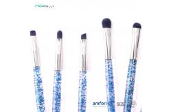 China 10PCS  Transparent Cosmetic Makeup Brush Set  Plastic Handle Cosmetic Makeup Tools supplier