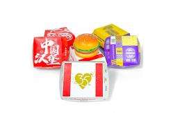 China Personalized Design Burger Box Wholesale Customization Foldable Burger Box supplier