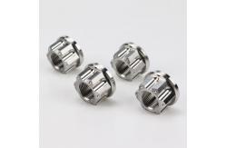 China Customized Titanium Flange Nut with 6 points for Automobile Bicycle Modification supplier