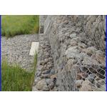 2m X 1m X 1m With 80X 100mm Opening Size Hexagonal Woven Wire Mesh Gabion Box for sale