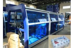 China Drinking Water Juice Beverage Shrink Wrapper Machine For PE Film Plastic Bottle supplier