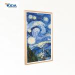 Ash Wood Wireless Digital Picture Frame 1920*1080P Full View Angle On Wall for sale