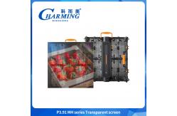China 16bit Transparent Led Display P3.91 Anti Collision Transparent Led Video Wall Display supplier