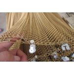 Paint Spray Metal Coil Drapery Curtain For Architects And Interior Designers for sale