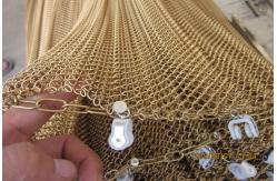 China Paint Spray Metal Coil Drapery Curtain For Architects And Interior Designers supplier