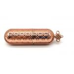 OEM Zinc Alloy Metal Die Casting Lipstick Tube with Chinese Knot Design for High-End Beauty Products for sale