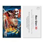Plastic PET 3D Flip Lenticular Card Printing For Hotel , Restaurant for sale