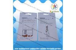 China Korres Comestic Packaging Bag With Clear Window And Handle Hole supplier