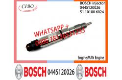 China BOSCH 0445120026 51101006024 Neutral Fuel Injector Assembly 0445120026 51101006024 For MAN supplier