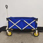 Collapsible Folding Wagon Cart Four Wheels Retractable Handle Heavy Duty Utility Hand Trolley
