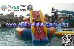China Professional Inflatable Water Climbing Tower With Slide For Water Park supplier