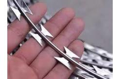 China BTO-18 Concertina Razor Wire Coil , Galvanized Razor Barbed Wire supplier