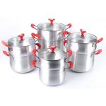 4mm Die Casting Aluminum 12cm Aluminium Saucepan Sets for sale