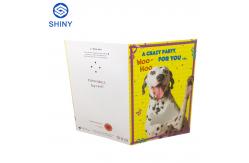 China Custom Printing Musical Greeting Card Handmade With Mp4 Player supplier