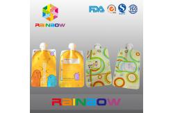 China Custmized Printed Spout Pouch Packaging , Nozzle Bags For Liquid Packaging supplier