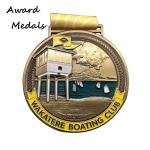 Antique gold plated metal boating club medals manufacturer from China for sale