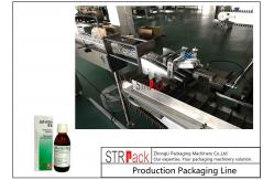 China Intelligent Bottle Cartoning Machine / Carton Box Packing Machine Speed Up To 120 BPM supplier